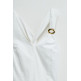 robe femme  salsa jeans plain a-line dress with/ metal