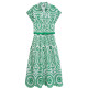 robe femme  salsa jeans color-contrast embroidered dre