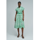 robe femme  salsa jeans color-contrast embroidered dre