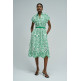 robe femme  salsa jeans color-contrast embroidered dre