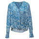 chemise femme  salsa jeans wrap blouse