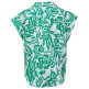 chemise femme  salsa jeans pleated neckline blouse