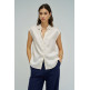 chemise femme  salsa jeans basic sleeveless shirt