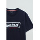 t-shirt homme  salsa jeans t-shirt slim fit branding (ret