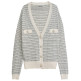 salsa jeans chanel-style cardigan
