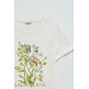 t-shirt femme  salsa jeans flower print t-shirt