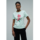 t-shirt femme  salsa jeans flower print t-shirt