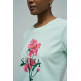 t-shirt femme  salsa jeans flower print t-shirt