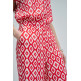 pantalon femme  salsa jeans print hight rise pants