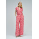 pantalon femme  salsa jeans print hight rise pants