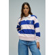sweat-shirt femme  salsa jeans color block sweatshirt w/ pôle