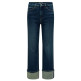 jeans femme  salsa jeans jeans faith straight dark wash