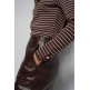 t-shirt femme  salsa jeans long sleeve w/ strpes and cuff