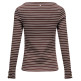 t-shirt femme  salsa jeans long sleeve w/ strpes and cuff