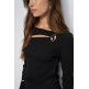 t-shirt femme  salsa jeans long sleeve with neckline meta