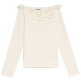 maillot femme  salsa jeans boat neck sweater w/ flowers a