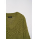 maillot femme  salsa jeans pointelle sweater with light s