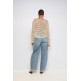 maillot femme  salsa jeans long sleeve knit with mesh eff