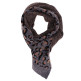  salsa jeans animal print scarft