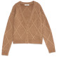  salsa jeans lurex knit cardigan with v-nec
