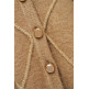  salsa jeans lurex knit cardigan with v-nec
