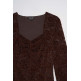 t-shirt femme  salsa jeans long sleeve mesh