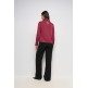 chemise femme  salsa jeans high-neck blouse with metallic