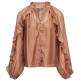 chemise femme  salsa jeans blouse with ruffles