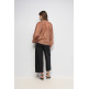 chemise femme  salsa jeans blouse with ruffles