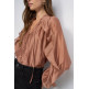 chemise femme  salsa jeans blouse with ruffles