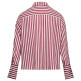 chemise femme  salsa jeans stripped satin wrap blouse