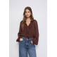 chemise femme  salsa jeans ruffle blouse with inner top