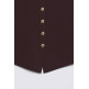 t-shirt femme  salsa jeans knit vest wth metal buttons