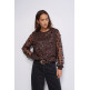 sweat-shirt femme  salsa jeans sweatshirt with 3d flowers