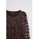 sweat-shirt femme  salsa jeans sweatshirt with 3d flowers