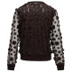sweat-shirt femme  salsa jeans sweatshirt with 3d flowers