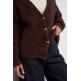  salsa jeans knit cardigan with sequins