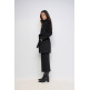 manteau femme  salsa jeans grace wool coat with buttons