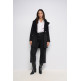 manteau femme  salsa jeans grace wool coat with buttons