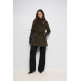 manteau femme  salsa jeans grace wool coat with buttons