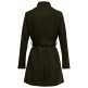 manteau femme  salsa jeans grace wool coat with buttons