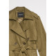 manteau femme  salsa jeans fake suede long trench coat