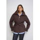 manteau femme  salsa jeans puffer coat with built-in belt