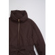 manteau femme  salsa jeans puffer coat with built-in belt