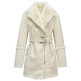 manteau femme  salsa jeans diana long shearling coat