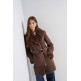 manteau femme  salsa jeans diana long shearling coat