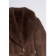 manteau femme  salsa jeans diana long shearling coat