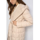 manteau femme  salsa jeans long puffer with wool scarf