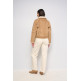 manteau femme  salsa jeans fake suede short shearling