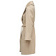 manteau femme  salsa jeans grace wool coat with fur